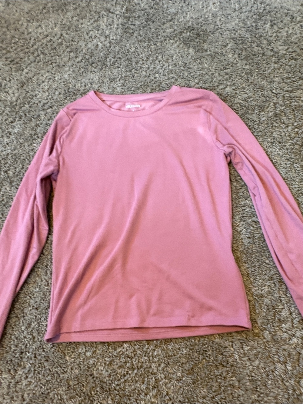 Hollister Dusty Rose Long-Sleeve Crew Top